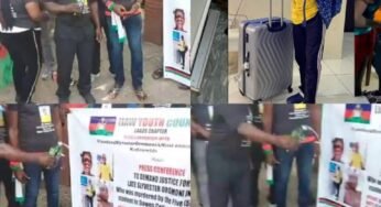 Sylvester Oromoni: Ijaw Youths Go Traditional As They Offer Prayers Of Vengeance At Dowen College Gate (VIDEO)