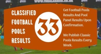 Week 33 Pool Result 2022 For Sat 19 Feb 2022 – Pool Agent