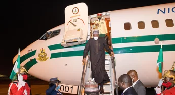PHOTOS: President Buhari Back From London