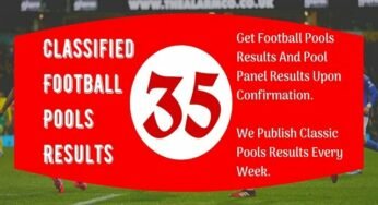 Week 35 Pool Result For Sat 5 Mar 2022 – UK 2021/2022 – Pool Agent