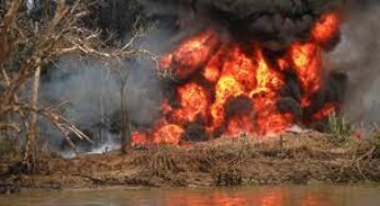 Over 100 Feared Dead As Illegeal Refinery Explodes In Imo