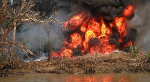 Illegeal Refinery Explodes In Imo