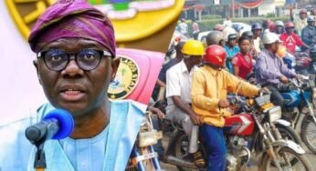 Sanwo-Olu Bans Okada In Lagos, See Affected Areas