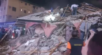Five Die, 23 Rescued As Three-Storey Building Collapses In Lagos