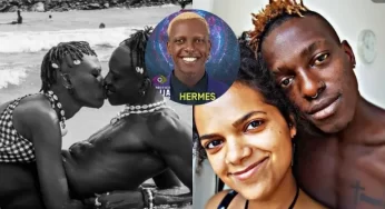 Photos Of BBNaija Hermes With His Two Girlfriends Surface