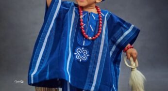 PHOTOS: Banky W & Adesua Etomi Unveil Son Hazaiah’s Face