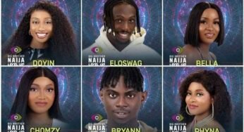 BBNaija: Bella, Eloswag, Doyin, Others Nominated For Possible Eviction