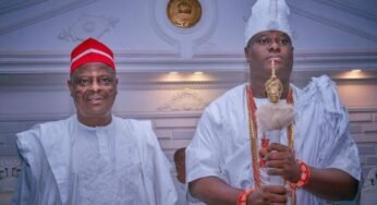 PHOTOS: Kwankwaso Visits Ooni, Inaugurates Campaign Offices In Osun, Ekiti
