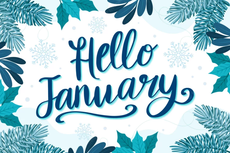Happy New Month January 2023