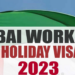 Dubai Working Holiday Visa