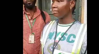 VIDEO: Corps Member Allegedly Caught Transferring Labour Party Votes To NNPP Apologizes 