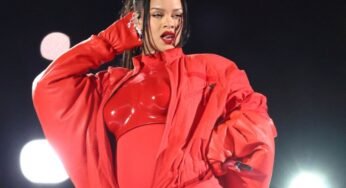 Pregnant Rihanna Performs Hits At Super Bowl