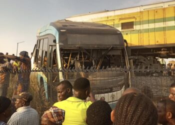 Lagos Bus-Train Crash