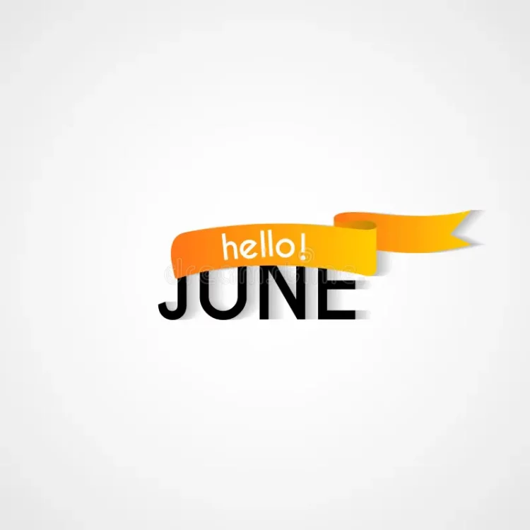 Happy New Month June