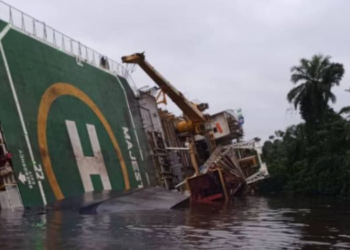 Capsized Seplat Oil Rig