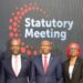 L-R: CEO, Sterling Bank LTD, Abubakar Suleiman; Group CEO, Sterling Financial Holdings Company, Yemi Odubiyi; Chairman, Sterling Financial Holdings Company, Yemi Adeola; Company Secretary, Temitayo Adegoke; and Executive Director/Chief Operating Officer, Sterling Financial Holdings Company, Olayinka Oni, at the Statutory General Meeting for Sterling Financial Holdings Company held in Lagos recently.