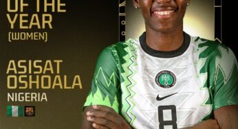 CAF Awards 2023: Oshoala Wins Fifth African Women’s Player Of The Year