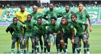 Nigeria Ranks 30th In Latest FIFA Men’s World Ranking (FULL LIST)