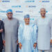 L-R: Roosevelt Ogbonna, FCA, CFA, Managing Director/CEO, Access Bank Group; Adamu Atta, Founder, Fifth Chukker; Uba Sani, Executive Governor, Kaduna; Aigboje Aig-Imoukhuede, CFR, Chairman, Access Holdings Plc, and Paul Usoro, SAN, Chairman, Access Bank Group, at the 2024 Access Bank UNICEF Charity Shield Polo Tournament held in Kaduna …Saturday.