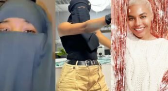 VIDEO: Muslim Lady Calls Out Nancy Isime For Wearing Niqab In Robbery Scene In Upcoming Movie