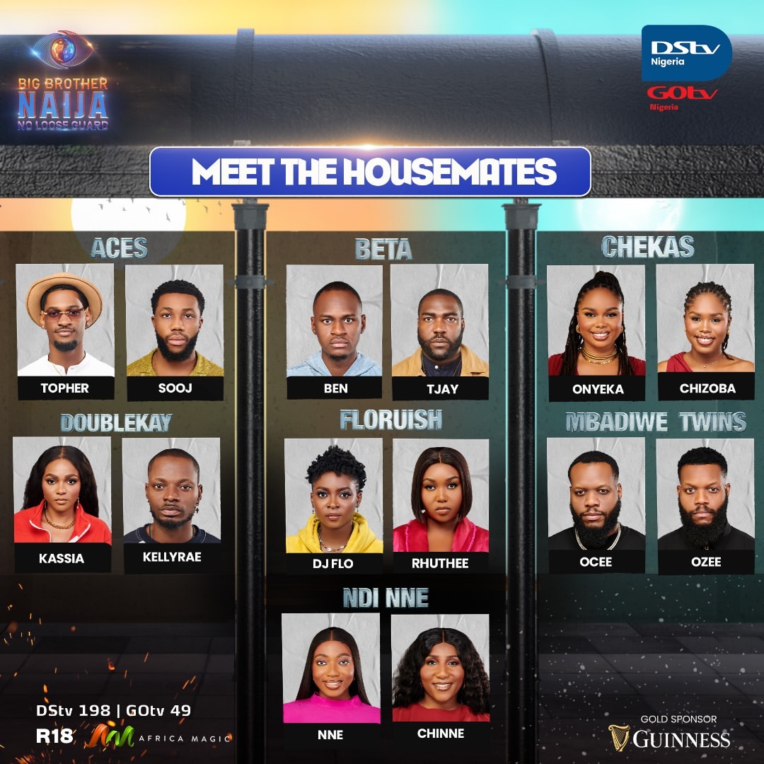 BBNaijaS9 No Loose Guard Housemates 