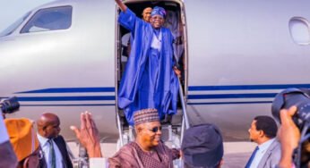 Tinubu Returns To Nigeria After Brief Work Visit To France