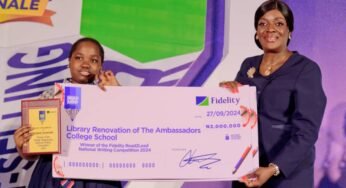 Iremide Ogunyemi Wins Fidelity Bank’s Read2Lead Writing Competition
