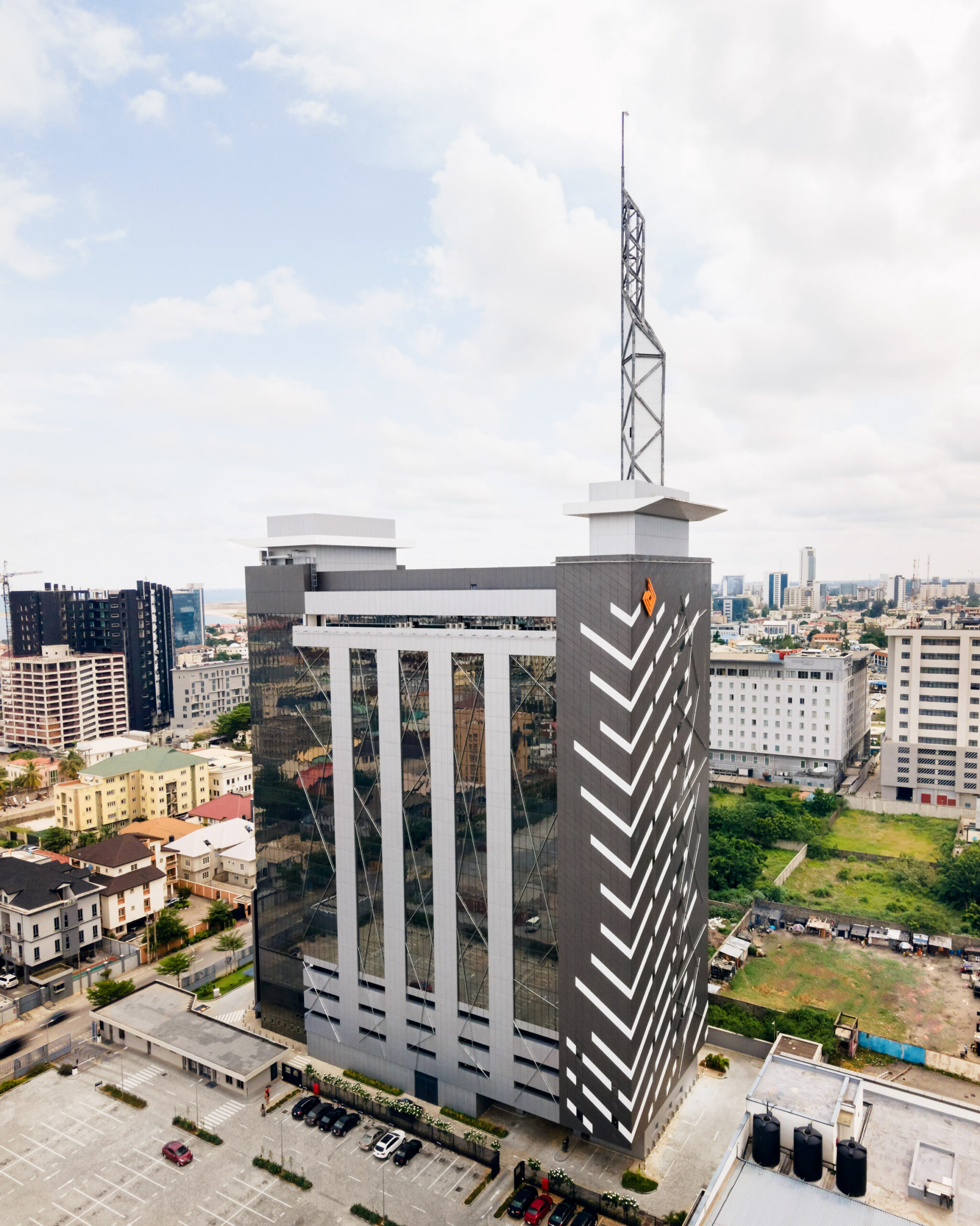 Exterior and interior shoot of Access Bank Headquaters in Oniru, Lagos.