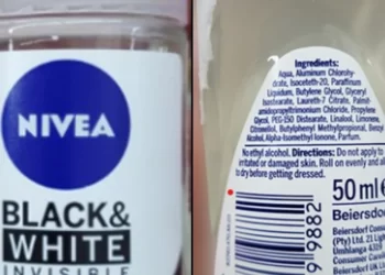 Recalled Nivea Roll-On Deodorant