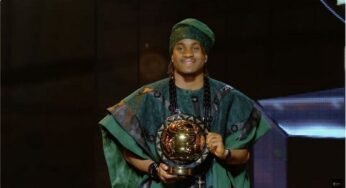 VIDEO: Moment Ademola Lookman Speaks Yoruba After Winning 2024 CAF African Player Of The Year Award