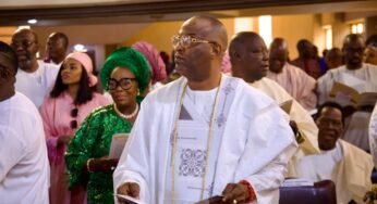 Aare Adetola Emmanuelking Graces 20th Annual Family Thanksgiving Service Of  Otunba Gbenga Daniel, Dedicates New Year To God