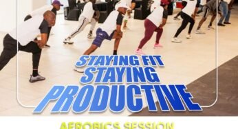 ACAMB Champions Bankers Wellness With Aerobics Fitness Session