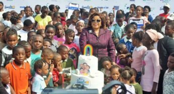 2025 Children’s Day: Fidelity Bank MD/CEO Flanked By Kids At Fidelity Fantasyland Celebration (PHOTO)