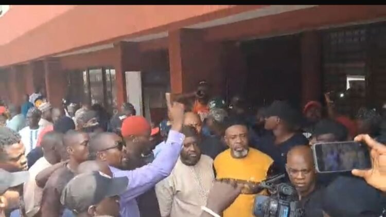 Protest Rocks PDP National Secretariat