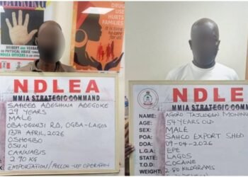NDLEA Intercepts Cocaine