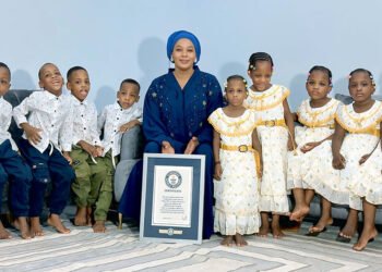 World-Record Nonuplets