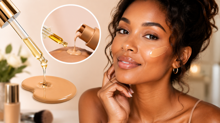 Facial Oil To Foundation