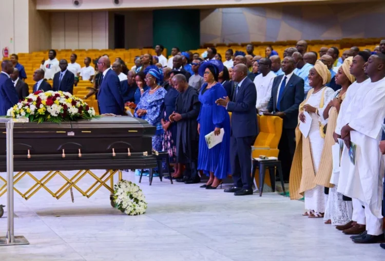 Funeral Service for Kemi Adeosun’s Husband