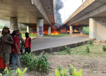 Fuel Tanker Catches Fire